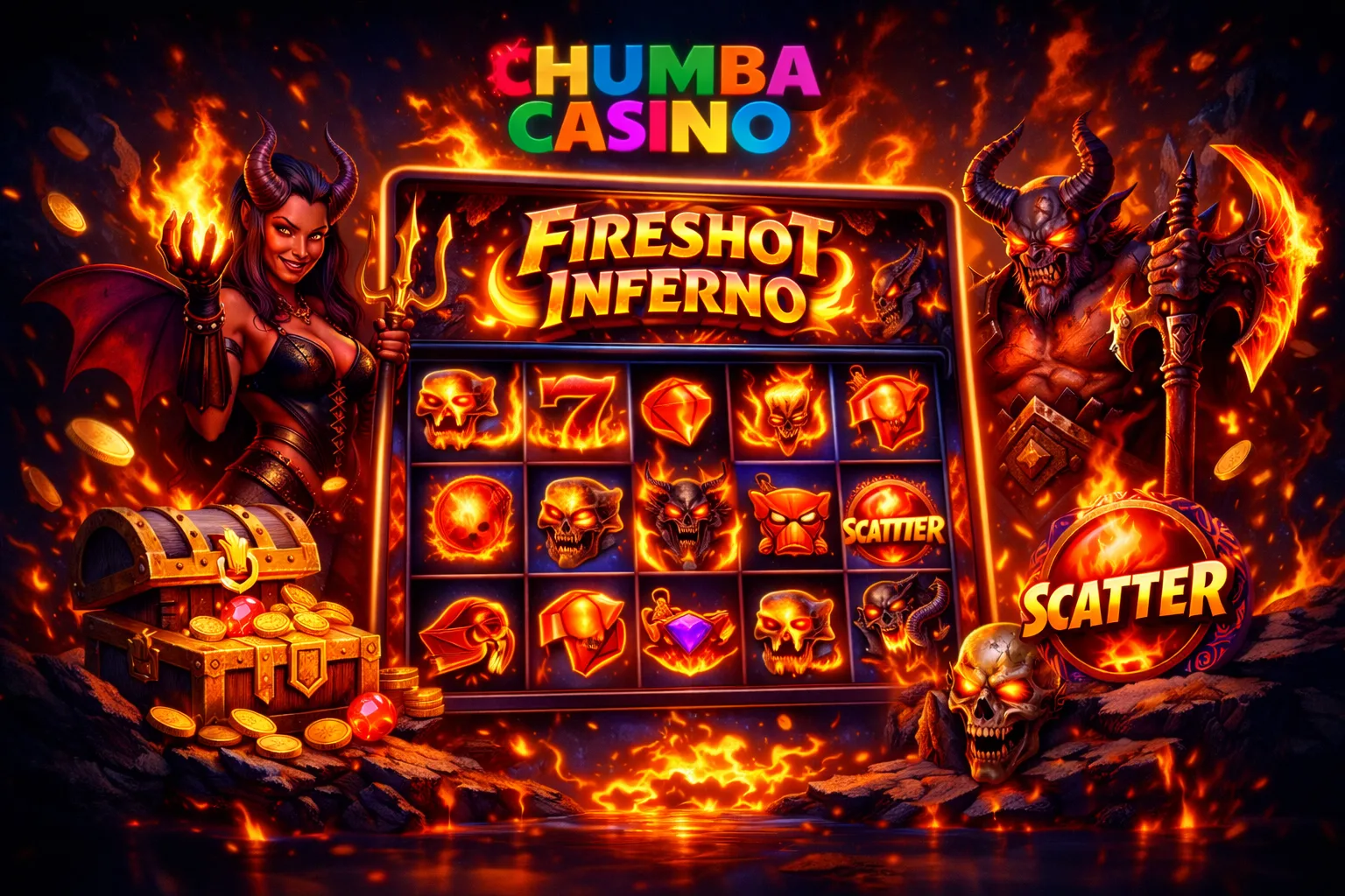 Fireshot Inferno slot at Chumba Casino